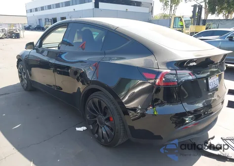 2023 Tesla Model Y Performance Dual Motor All-Wheel Drive from USA, damaged, VIN 7SAYGDEF7PF715486